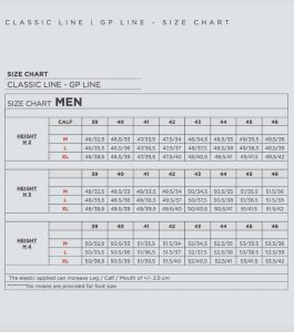 Secchiari Top Boots size chart mens