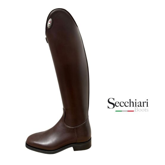 Secchiari Roma Dressage Brown Top Boot